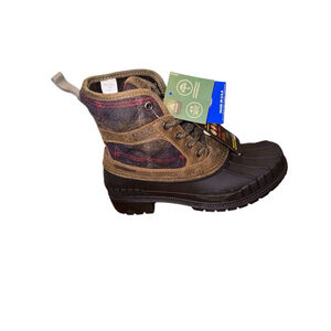 Women's Kamik Sienna Mid Boots Size 7 Brown Plaid